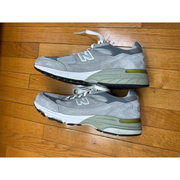 New Balance 993 Made in USA Grey White Mens Running Shoes MR993GL Size 11.5 - Picture 4 of 8